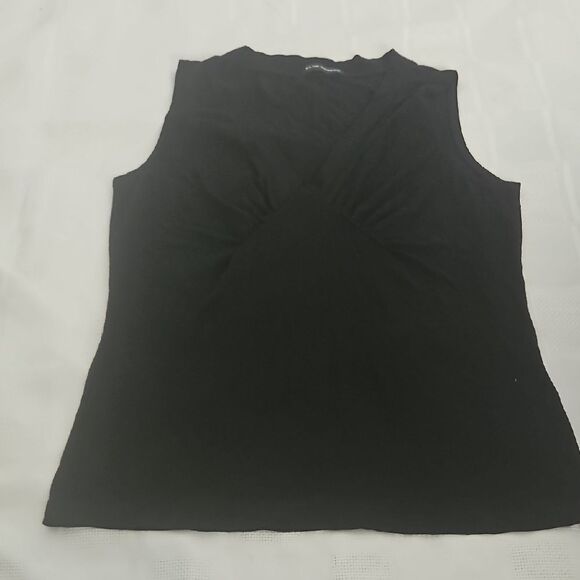 Club Monaco Black Fitted Sleeveless Tank Top - Picture 10 of 16